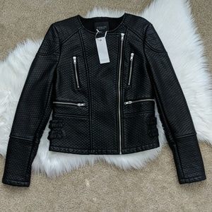 Piperlime Vegan Leather Jacket